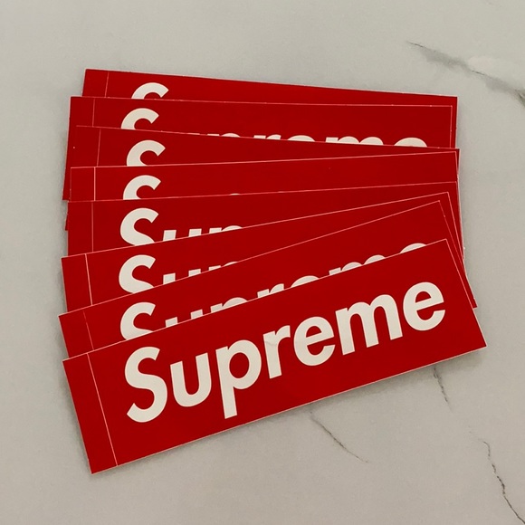 Supreme Other 0 Authentic Supreme Stickers Poshmark